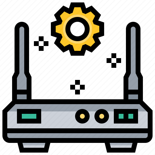 Connection, device, internet, router, system icon - Download on Iconfinder