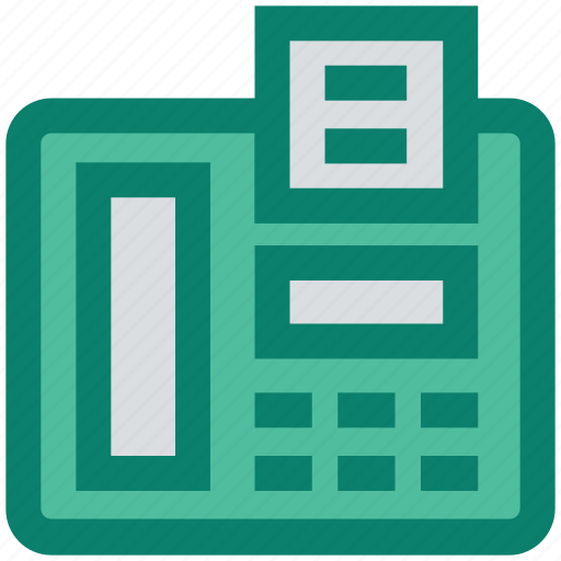 Communication, fax, fax machine, faxing, phone, telegraphy, telephone icon - Download on Iconfinder