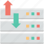 arrows, data exchange, data transfer, left arrow, right arrow 