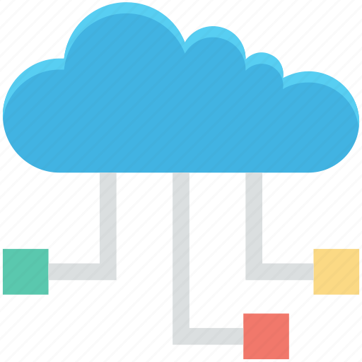 Cloud hierarchy, cloud network, cloud sharing, networking, technology icon - Download on Iconfinder