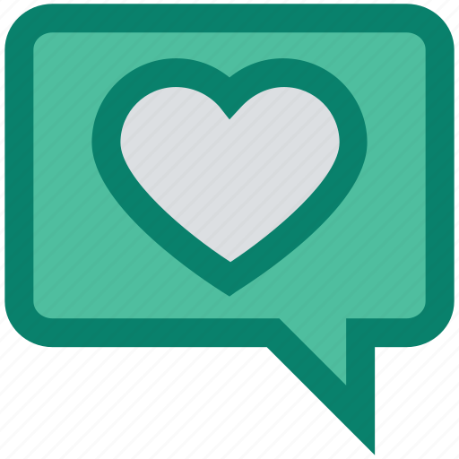 Chat, comment, communication, heart, like, love, message icon - Download on Iconfinder