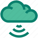 cloud computing, connection, internet, signals, technology, waves, wifi cloud 