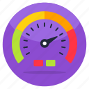 speedometer, odometer, speed gauge, speed indicator, tachometer