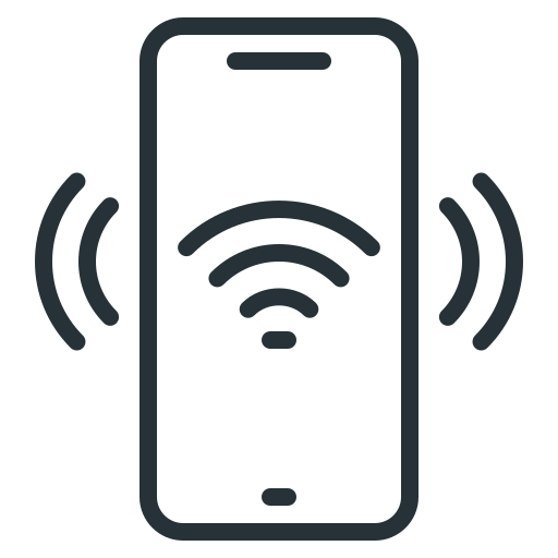 Connection, mobile, mobile phone, phone, smartphone, wifi icon - Free download