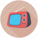 idiot box, retro tv, television, tv monitor, tv set