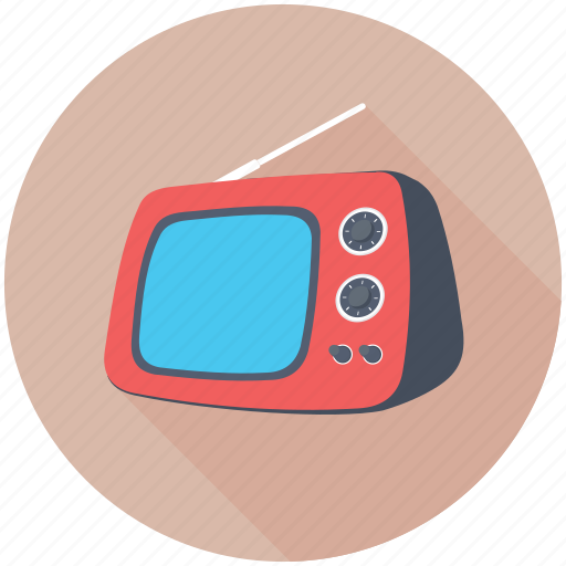 Idiot box, retro tv, television, tv monitor, tv set icon - Download on Iconfinder