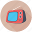 idiot box, retro tv, television, tv monitor, tv set 