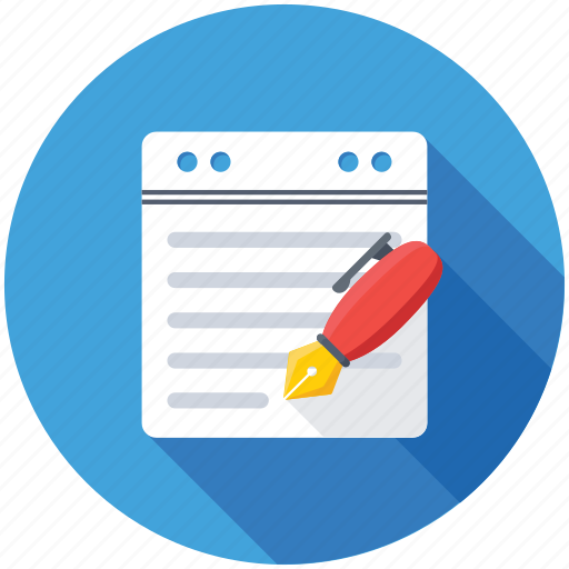 Content writing, copywriting, notes, publication, writing icon - Download on Iconfinder
