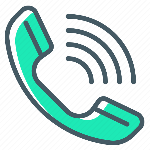 Call, communication, handset, receiver, telephone, call centre icon - Download on Iconfinder