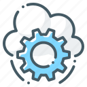 cloud, cogwheel, options, preferences, setting, settings 