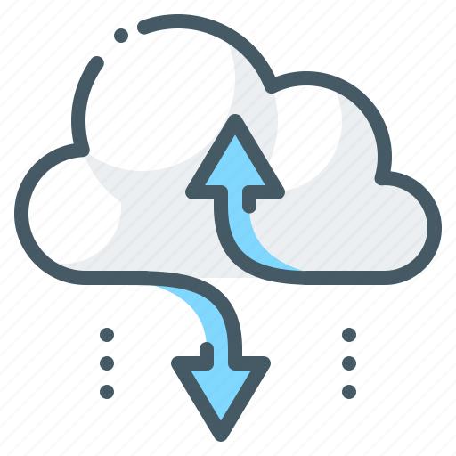 Cloud, cloud storage, storage, arrows icon - Download on Iconfinder