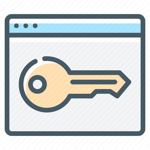 Key, password, web site icon - Download on Iconfinder