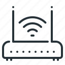 antenna, modem, network, router, wifi 