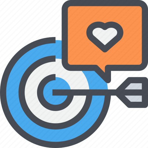 Business, love, marketing, planning, target, targeting icon - Download on Iconfinder