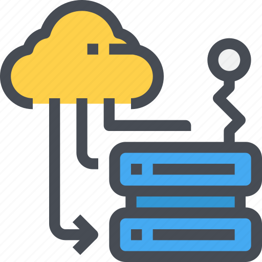 Cloud, data, database, hosting, server, storage icon - Download on Iconfinder