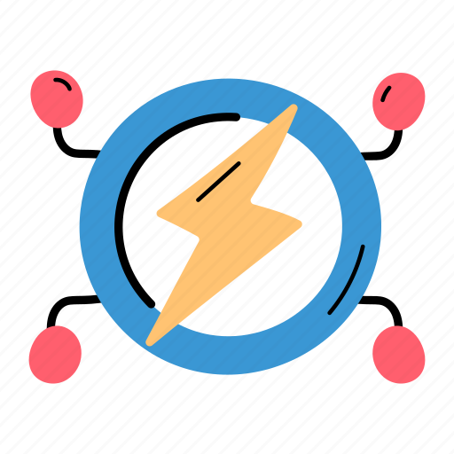 Bolt, electric network, electricity, network, lightning icon - Download on Iconfinder