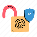 biometric lock, biometric security, authentication, verification, unlock