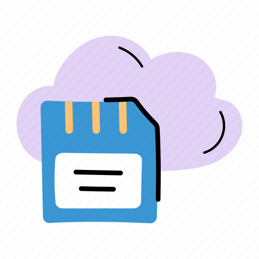 Cloud memory, cloud storage, data storage, internet storage, internet memory icon - Download on Iconfinder