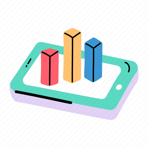 Mobile analytics, business app, online analysis, online infographic, mobile statistics icon - Download on Iconfinder