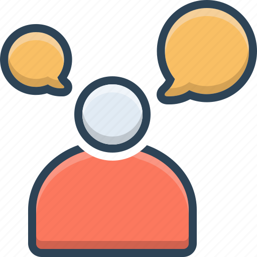 Communication, man, speaking, talking icon - Download on Iconfinder