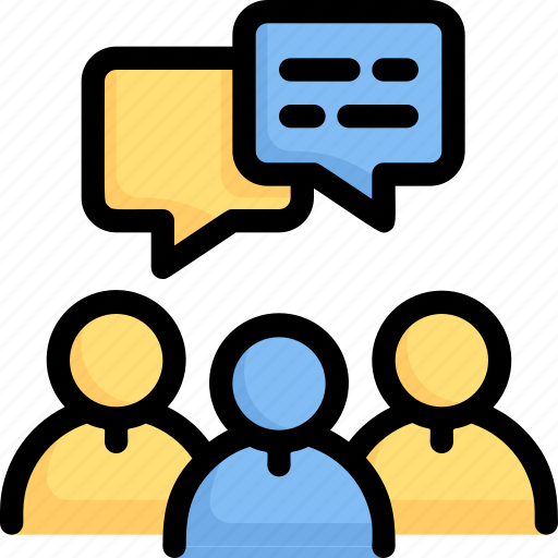 Network, communication, discussion, group, meeting, conversation icon - Download on Iconfinder