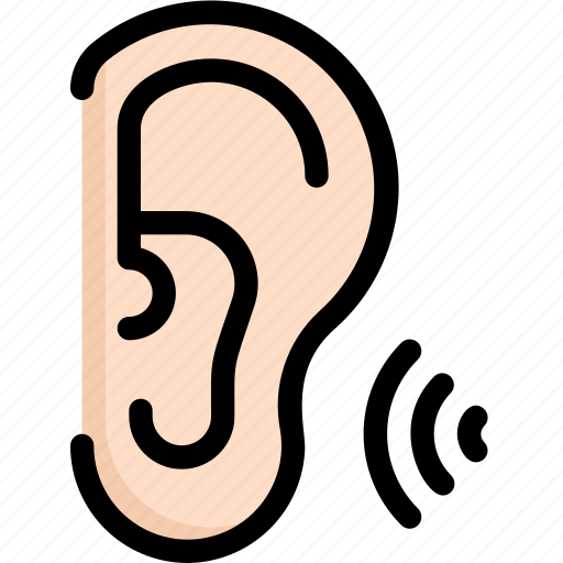 Network, communication, ear, hearing, sound, listen icon - Download on Iconfinder