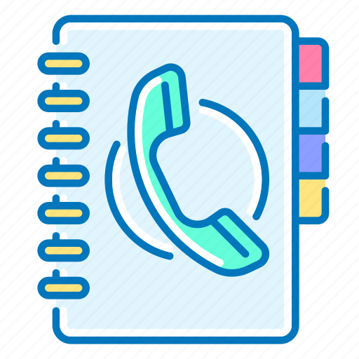 Book, communication, contact, phone icon - Download on Iconfinder