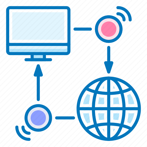 Computer, connection, global, network icon - Download on Iconfinder