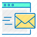 email, envelope, message, network, website 
