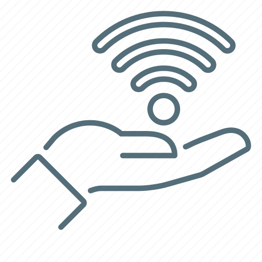 Hand, network, wi-fi icon - Download on Iconfinder