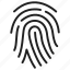 biometric, fingerprint, security, touch 