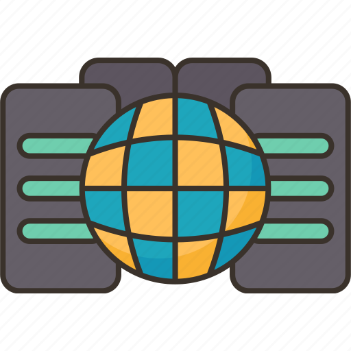 Network, server, globe, datacenter, system icon - Download on Iconfinder