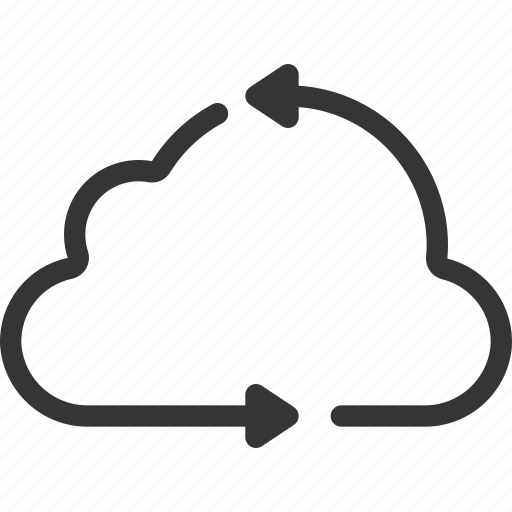 Cloud, computing, internet, network, sky, synchronisation icon - Download on Iconfinder