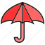 brolly, protect, sunshade, umbrella, verge 