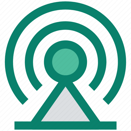 Antenna, dish, network, signals, tower, wifi, wifi signals icon - Download on Iconfinder