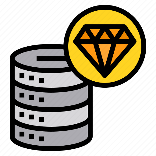 Database, diamond, hosting, premium, server icon - Download on Iconfinder