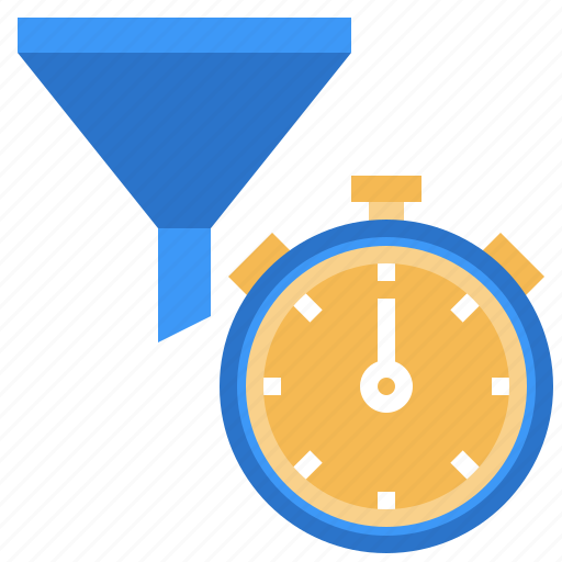 Business, clock, coins, funnel, time icon - Download on Iconfinder