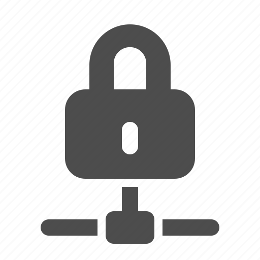 Connection, lock, locked, network, node, security icon - Download on Iconfinder