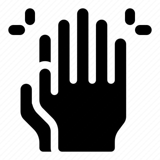 Hi, two, hands, hand, gestures, rising, stars icon - Download on Iconfinder