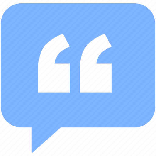 Testimonial, comment, message, review, rating, social media, quote icon - Download on Iconfinder