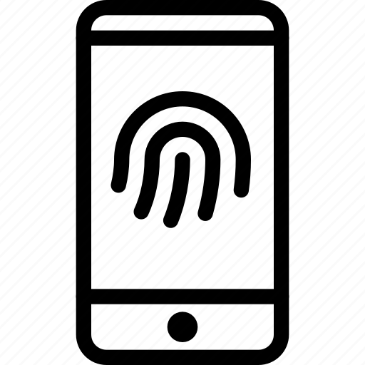Fingerprint, identity, iphone, locked, phone, sensor, touch id icon - Download on Iconfinder