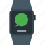 apple, iwatch, message, smartwatch, watch, wearable 