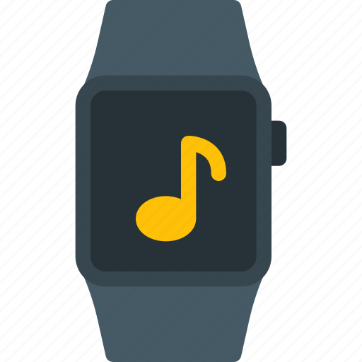 Apple, device, iwatch, music, smartwatch, watch, wearable icon - Download on Iconfinder