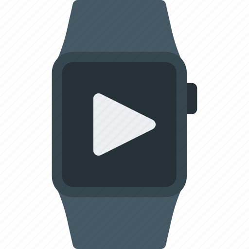 Apple, device, iwatch, play, smartwatch, watch, wearable icon - Download on Iconfinder