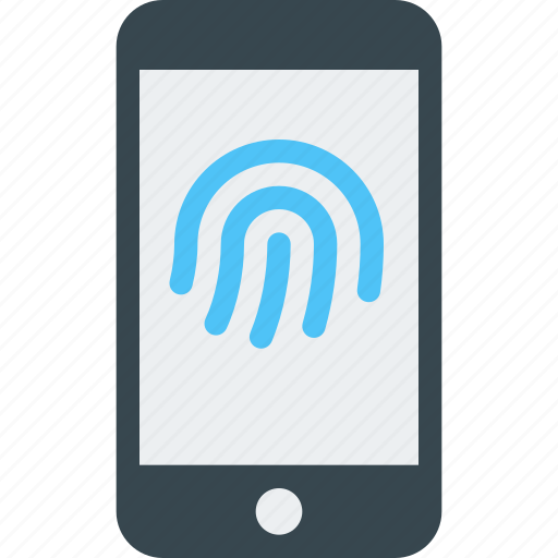 Fingerprint, identity, iphone, locked, phone, sensor, touch id icon - Download on Iconfinder