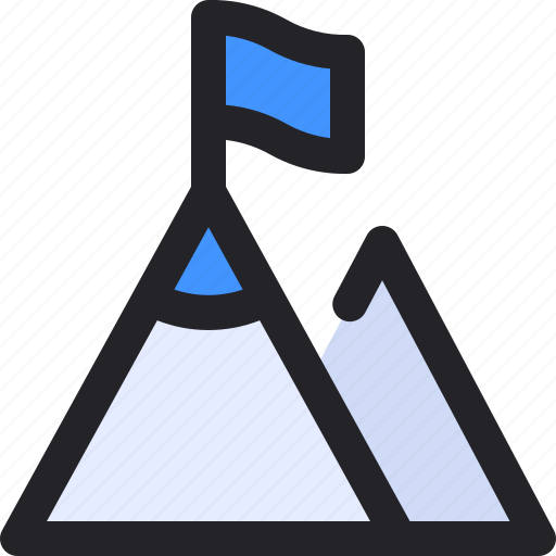 Mountain, mission, goal, achievement, milestones icon - Download on Iconfinder