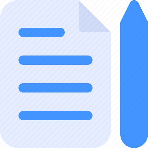 Document, contract, paper, writing, pen icon - Download on Iconfinder