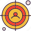 avatar, business, target, user 