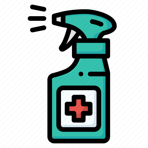 Disinfectant, disinfection, disinfect, sanitizer, cleaning spray, spray bottle, healthcare and medical icon - Download on Iconfinder