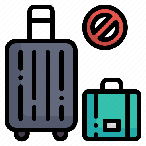 Travel warning, bag, travel, warning, security, suitcase, alert icon - Download on Iconfinder